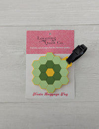 Hexie Flower Luggage tags