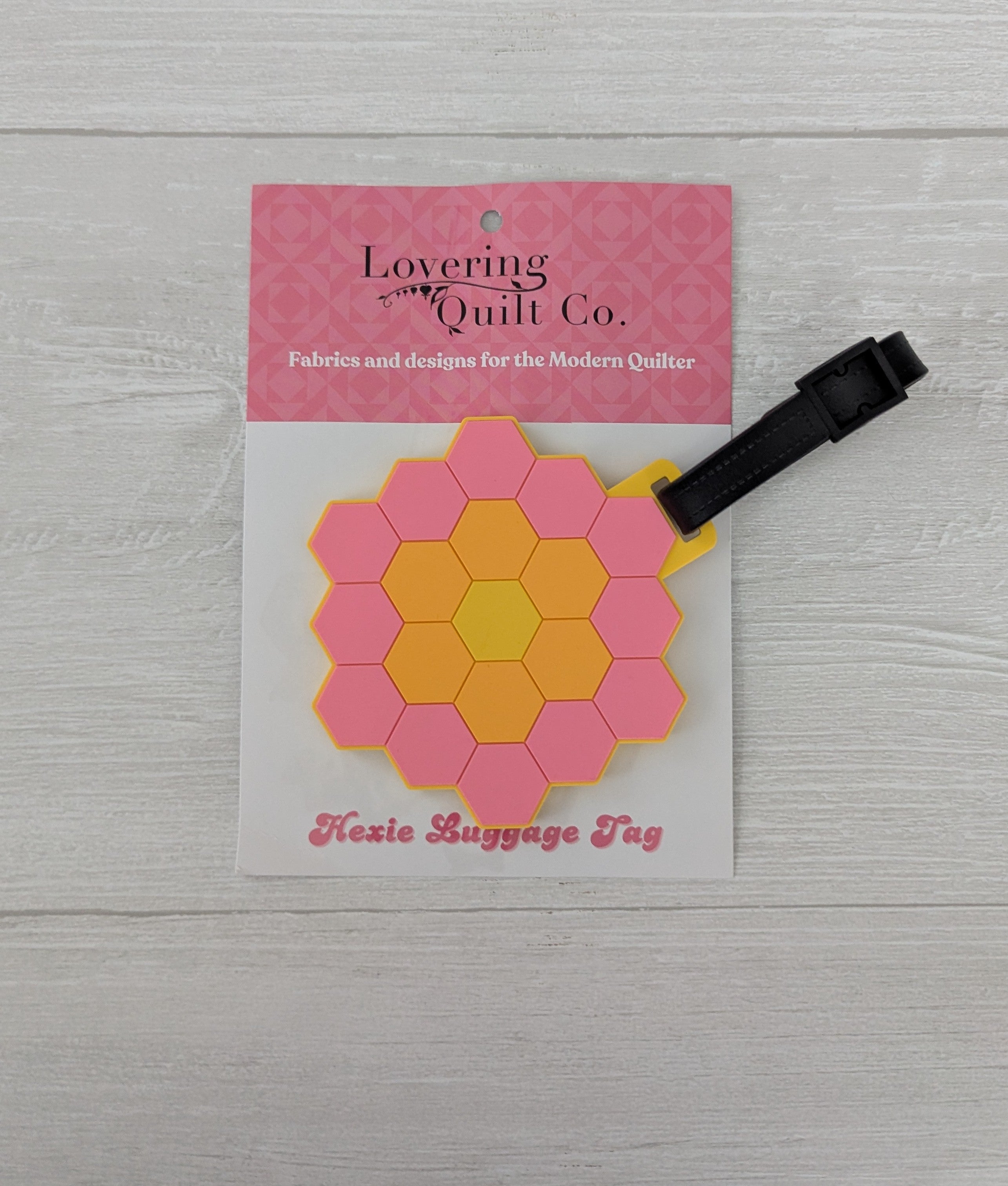 Hexie Flower Luggage tags