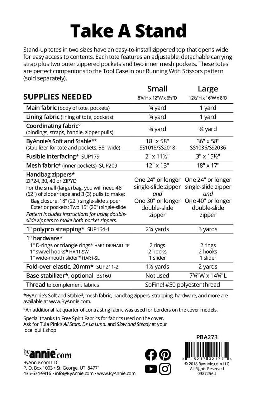 Take a Stand Paper Pattern