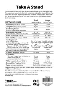 Take a Stand Paper Pattern