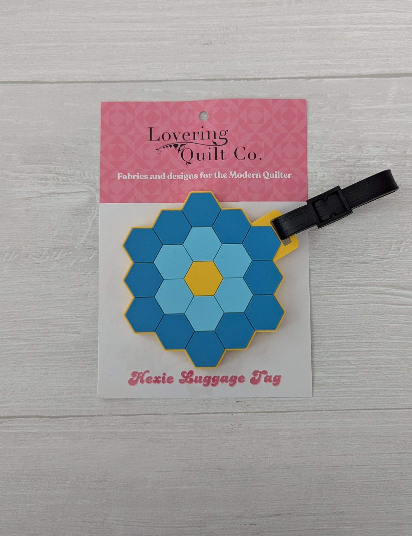 Hexie Flower Luggage tags