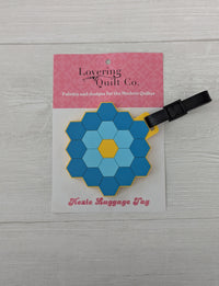 Hexie Flower Luggage tags