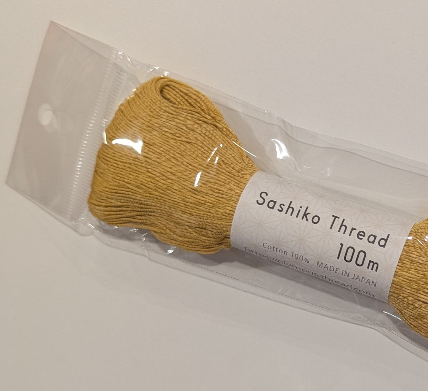 Olympus Sashiko Thread - Gold (100m)