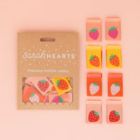 Strawberry Sarah Hearts Labels